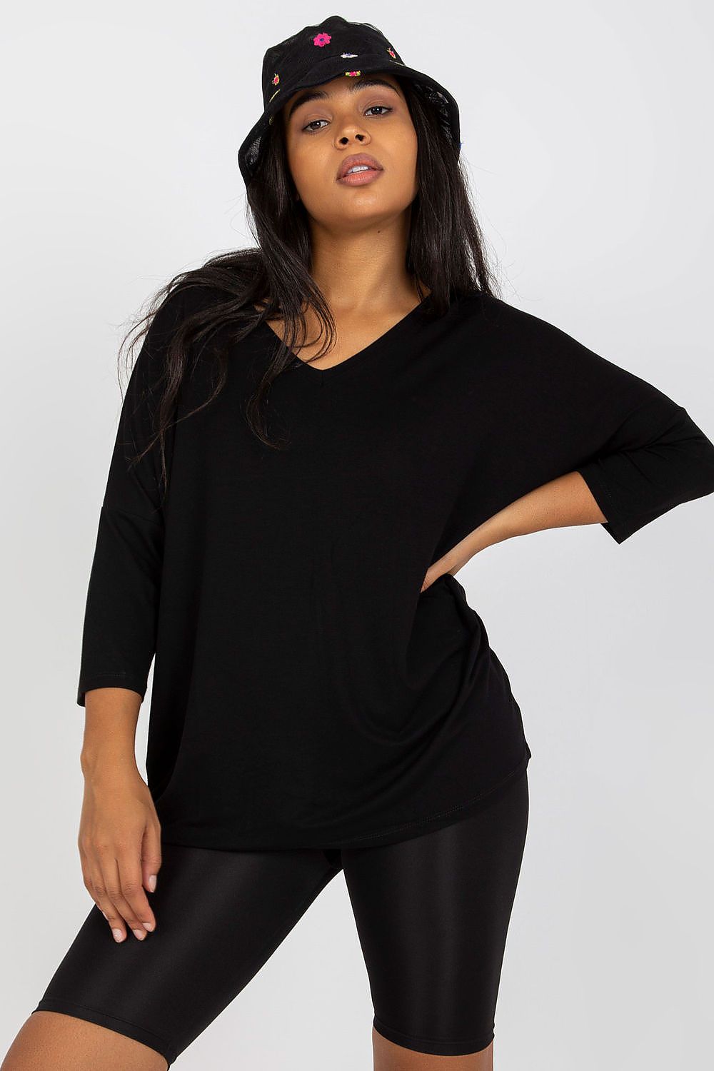 Plus size blouse model 169109